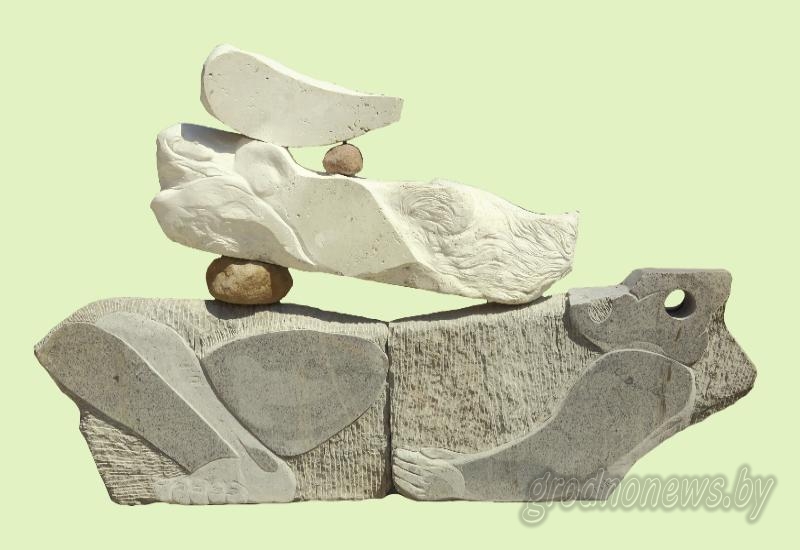Каменныя скульптуры ад студэнтаў акадэміі мастацтваў з'явяцца ў мікрараёнах Гродна
