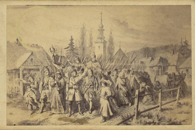 Повстанцы 1863 года в Гродно