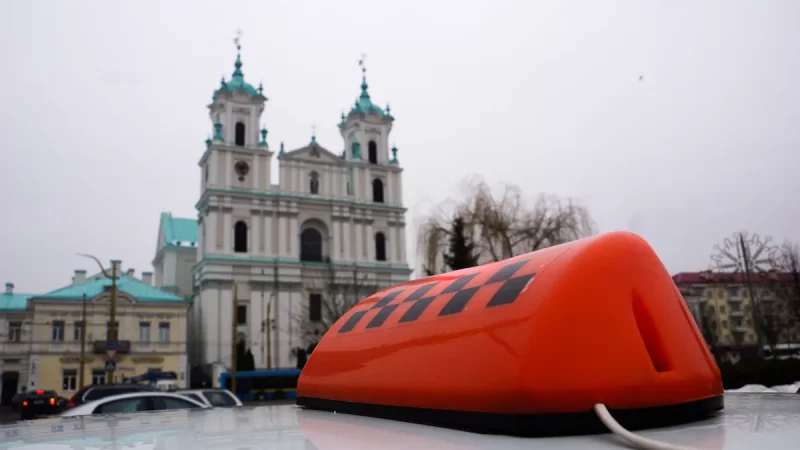 Таксі ў Гродне. Фота з архіву Hrodna.life