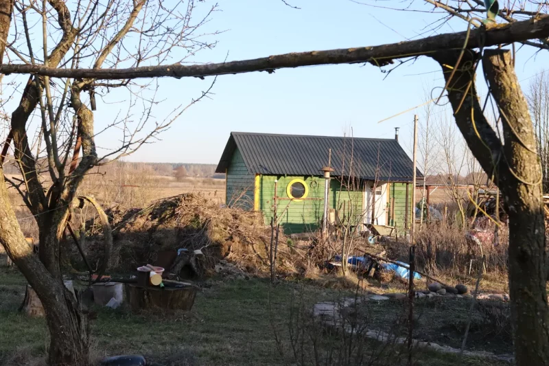 Дом, які Мірэк пабудаваў за 100 дзён. Фота: Hrodna.life / MOST