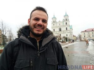 Падарожнік з Бразіліі ў Гродне: "Я ўяўляў сабе Беларусь нейкай забытай савецкай краінай" Падарожнік з Бразіліі ў Гродне: "Я ўяўляў сабе Беларусь нейкай забытай савецкай краінай"