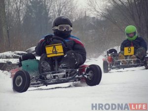 Аматары картынгу ў Гродне адкрылі зімовы сезон