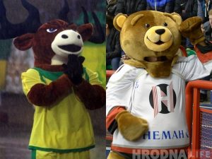 Калі праца - як гульня. Як гродзенец працуе маскотам футбольнага і хакейнага "Нёманаў" Калі праца - як гульня. Як гродзенец працуе маскотам футбольнага і хакейнага "Нёманаў"