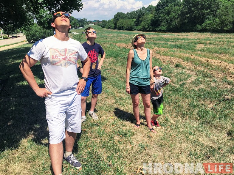 "Пярсцёнак з дыямантам". Гродзенка сфатаграфавала "вялікае амерыканскае зацьменне"