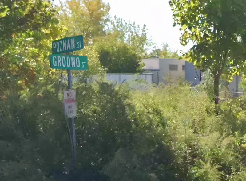 Вуліца Гродзенская ў Сіракузах, ЗША. Фота: Google Maps