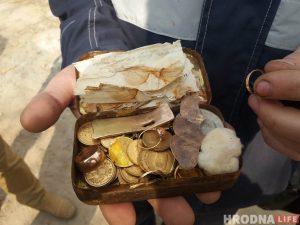 У цэнтры Гродна знайшлі яўрэйскі скарб часоў Другой сусветнай У цэнтры Гродна знайшлі яўрэйскі скарб часоў Другой сусветнай