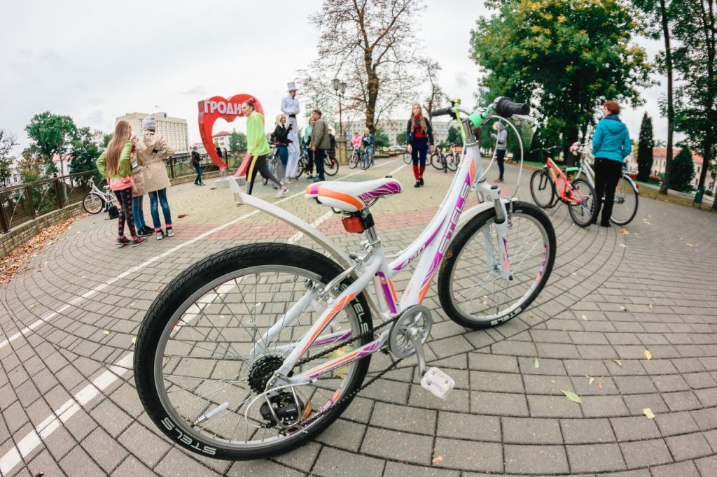 "Ледзі на веласіпедзе" праехаліся па Гродна