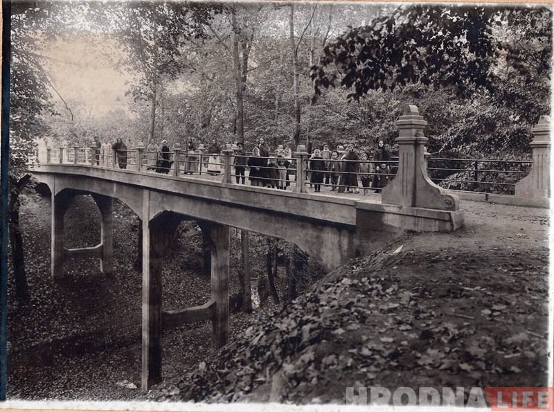 Уникальная находка: два старых фото рассказывают историю одного моста в Гродно