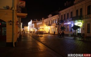 Пустая Савецкая, тусовачная Замкавая і аншлаг на Леніна: чым жыве начны Гродна