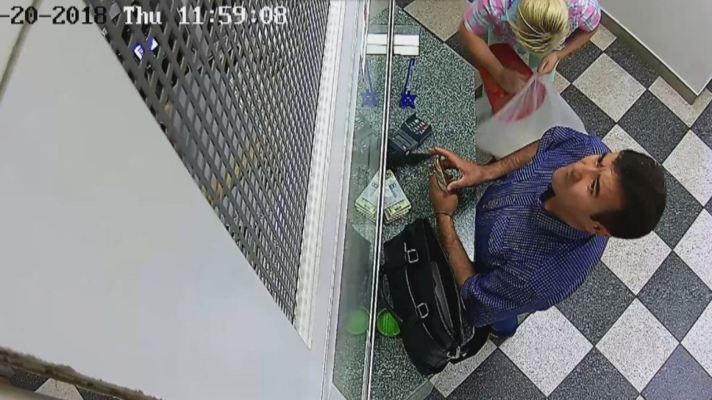 Міліцыя шукае мужчыну, які не даплаціў 3 300 BYN у абменніку