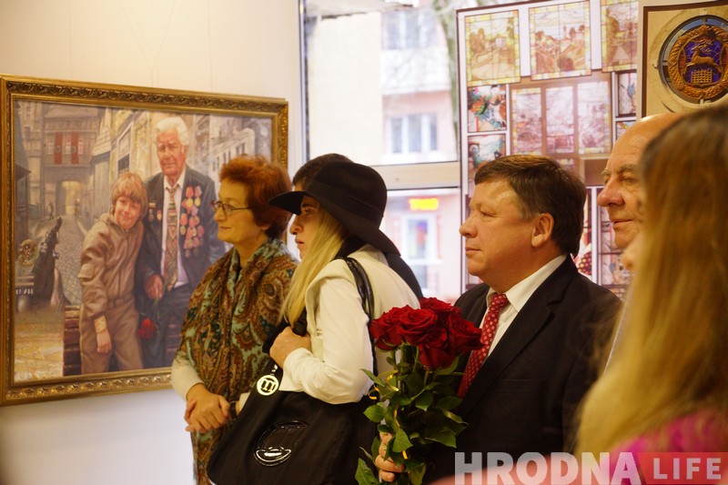 Художник гродненских героев и легенд Владимир Качан отметил 60-летие юбилейной выставкой