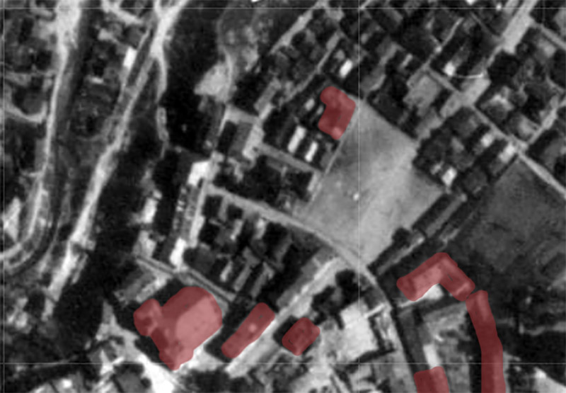 Школьны двор: як выглядаў старадаўні квартал, які знішчылі пасля вайны
