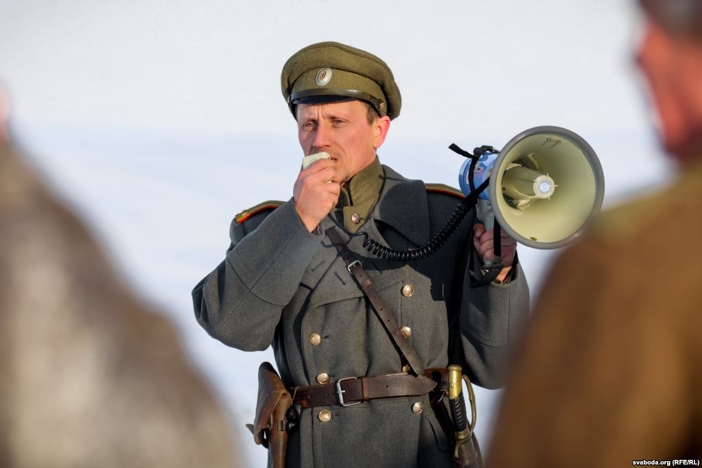 Каля Смаргоняў здымаюць батальныя сцэны мастацкага фільма пра Першую ўсясветную вайну