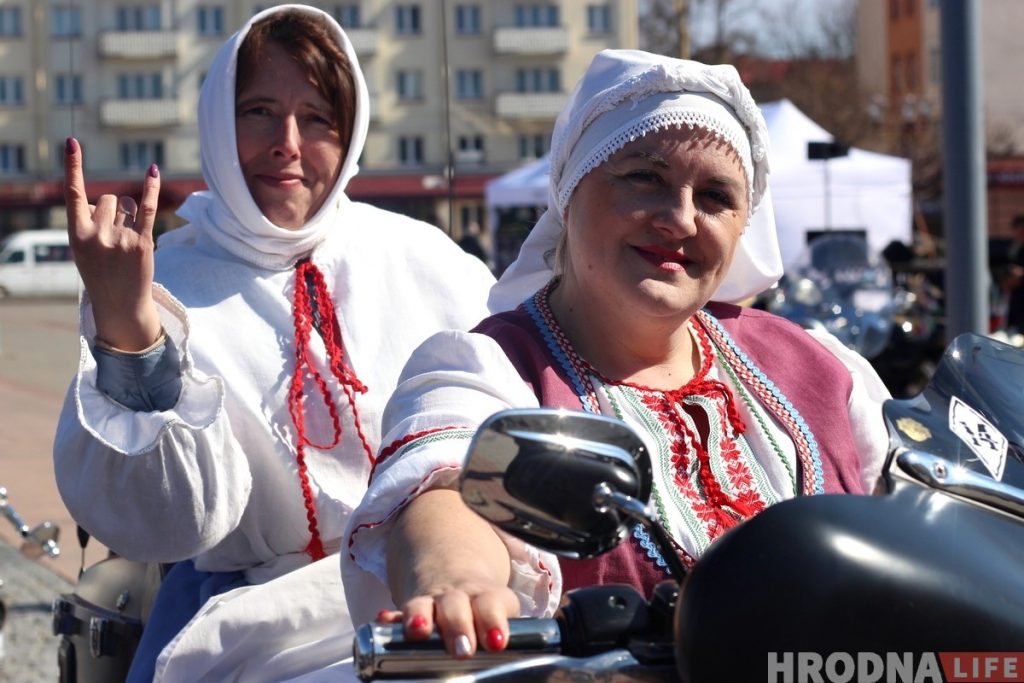 Зноў роў матора: у Гродне байкеры адкрылі мотасезон