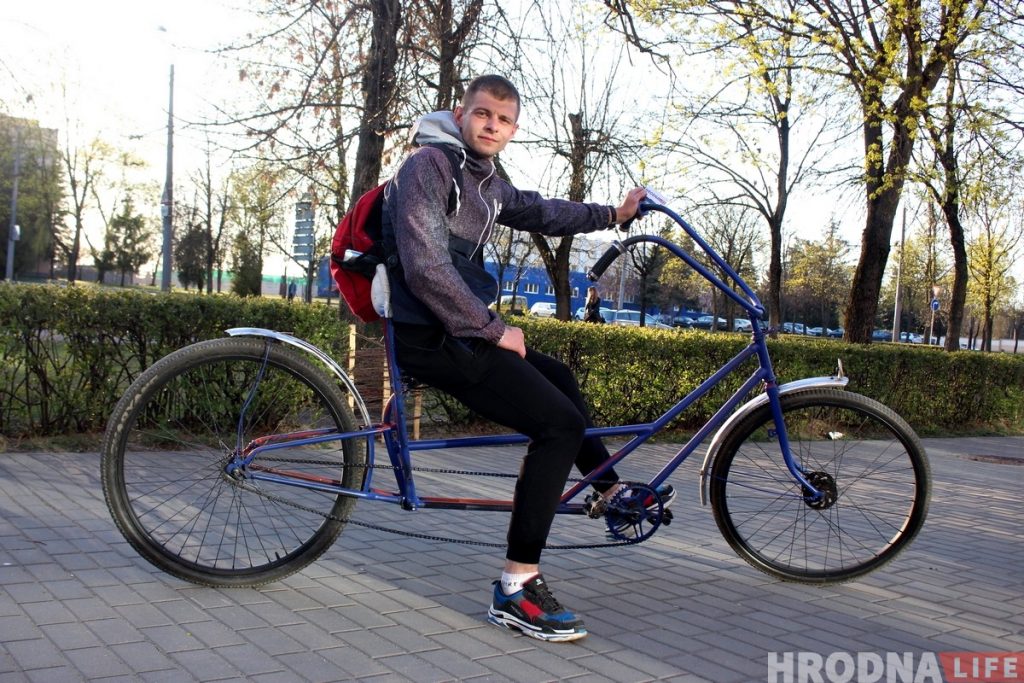 Повар з Гродна за 30 хвілін зрабіў сабе незвычайны ровар