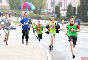 У 74-ы раз па цэнтры Гродна прайшла гарадская эстафета