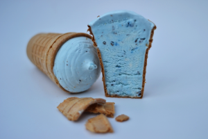 Стары замак - пірог, драмтэатр - паста. Ілюстратарка Альфа-Банка паказала Гродна ў выглядзе ежы