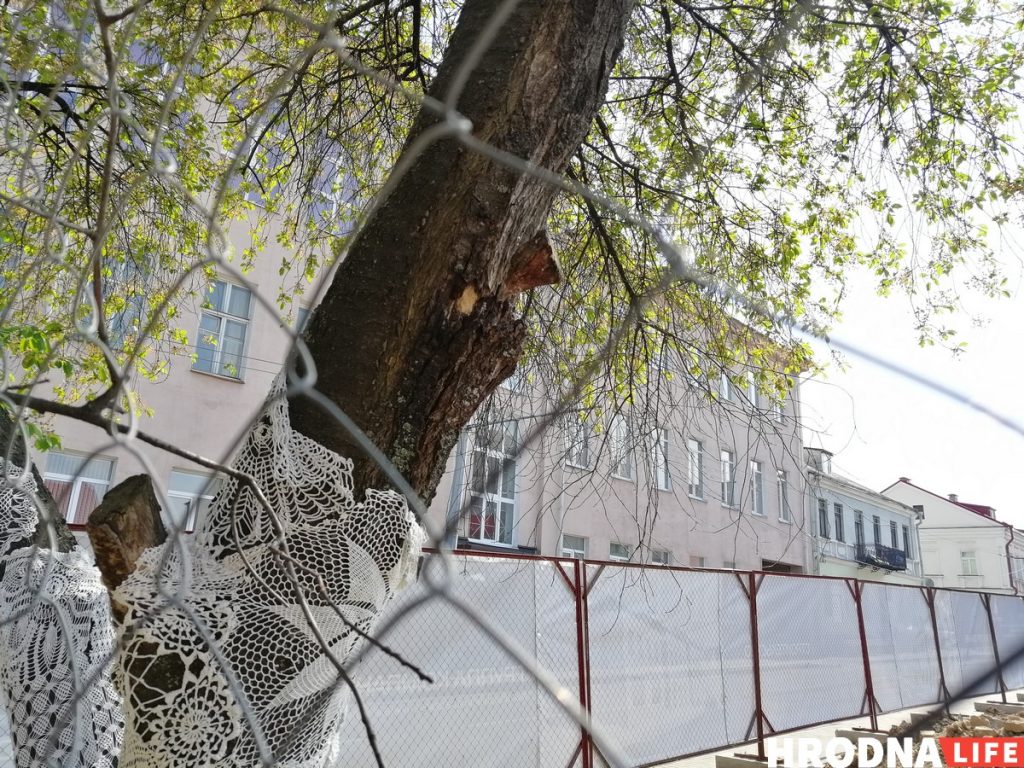 Відэафакт: Ламалі вішню экскаватарам, бо не было пілаў Відэафакт: Ламалі вішню экскаватарам, бо не было пілаў