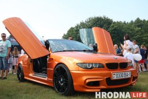 Пад Гродна прайшоў аўтамабільны біятлон