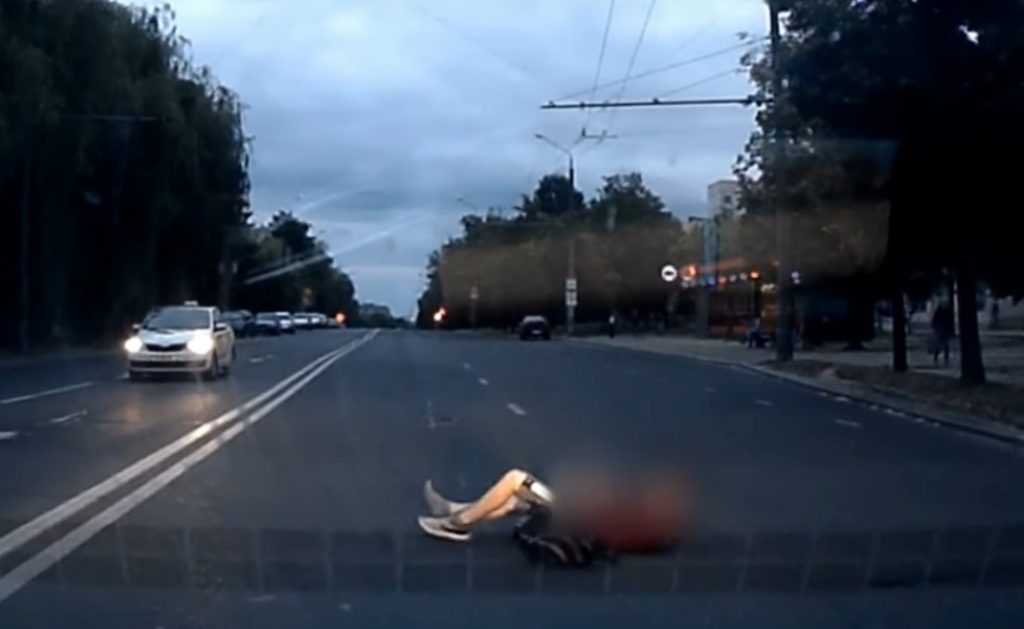 У Гродне пенсіянер збіў студэнта на пешаходным пераходзе