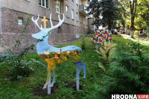 У цэнтры Гродна адкрылі новы гіганцкі мурал