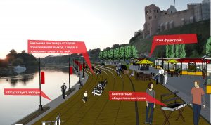 Гродзенец прапанаваў гораду новыя сметніцы, але архітэктура іх пакуль не ўзгадняе набережная 14