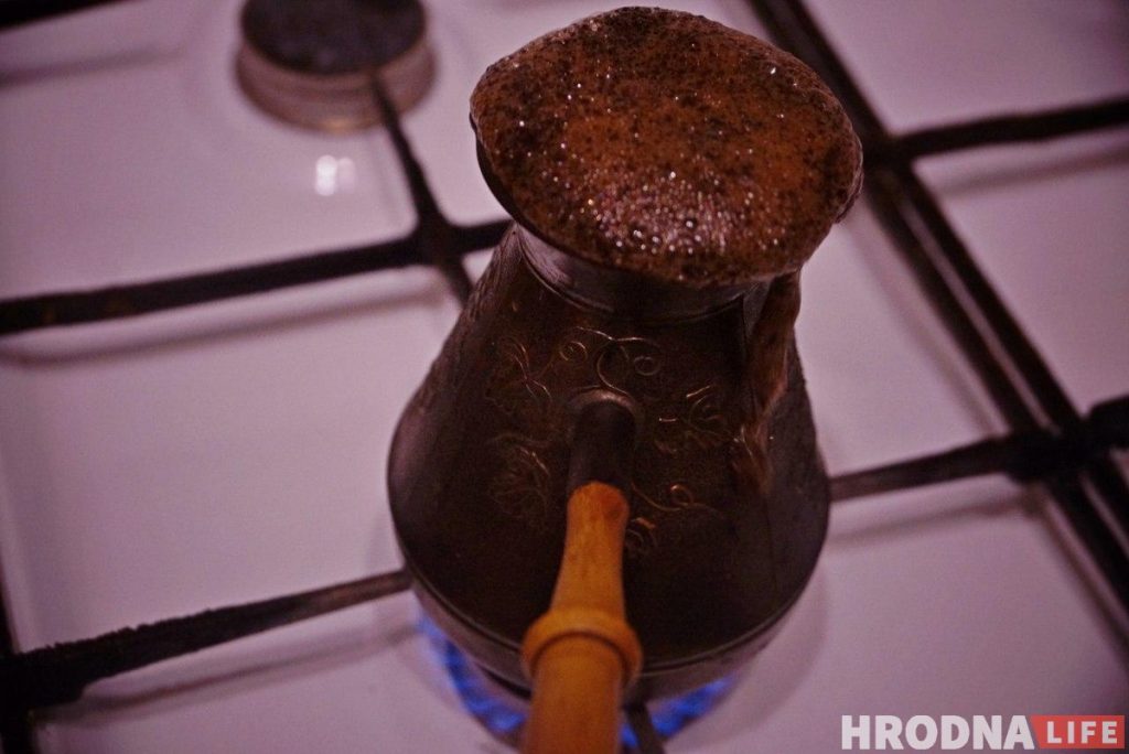 кофе в джезве турке кава кофе на плите
