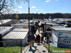 «Мы прападзем без беларусаў, а яны без нас». Як працуе Кавалерыйскі рынак у Беластоку пры закрытай мяжы Кавалерийский рынок в Белостоке. Фото: Руслан Кулевич