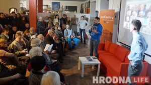 Ад прэзентацый кніг да выступаў актораў. Топ-10 падзей "Цэнтра гарадскога жыцця", які хочуць закрыць У Цэнтры гарадскога жыцця падчас прэзентацыі кнігі Руслана Кулевіча "Гісторыі з гродзенскіх вуліц". Фото: Hrodna.life