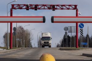 граница шлагбаум