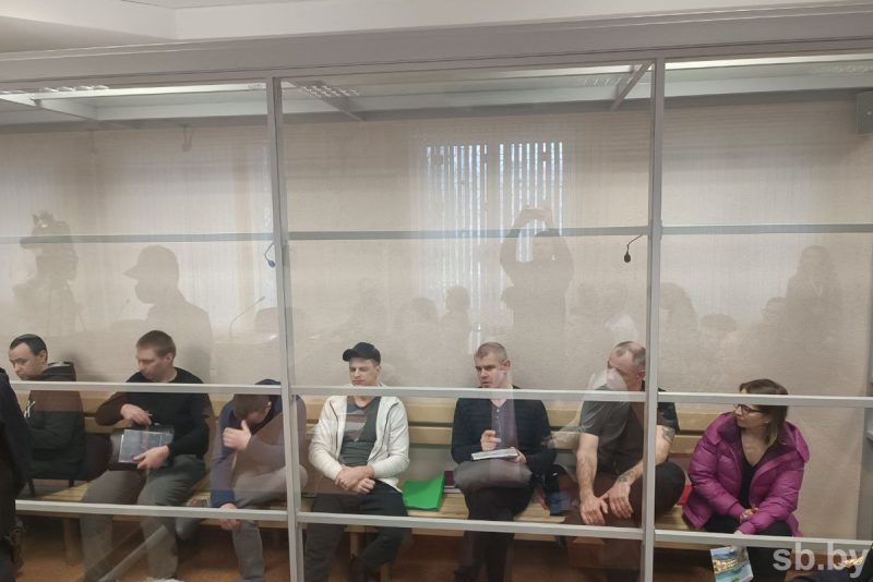 Вынеслі прысуд фігурантам "Рабочага руху". Сярод іх ёсць і гродзенцы Суд по делу "Рабочага руху". Фото: "СБ. Беларусь сегодня"