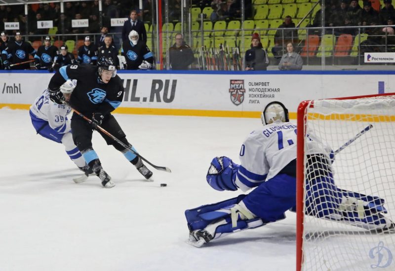 Юные хоккеисты из Беларуси обыграли столичное «Динамо» в матче МХЛ
