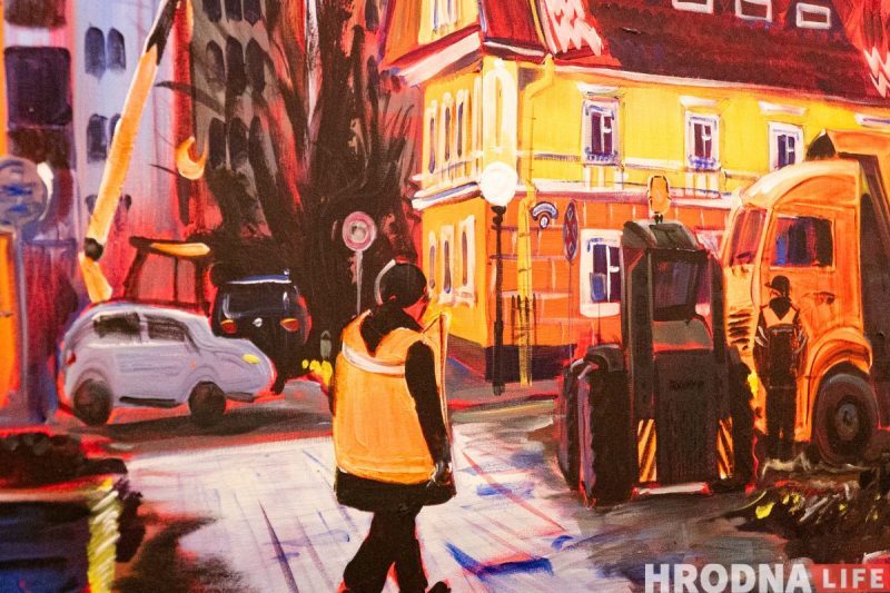 "Есть холм, с которого видно Брест”. Гродненский художник-эмигрант поехал в Тересполь, чтобы нарисовать Беларусь - и сделал выставку