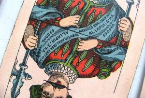 ігральныя карты Лапіных з фабрыкі братоў Лапіных у Гродне