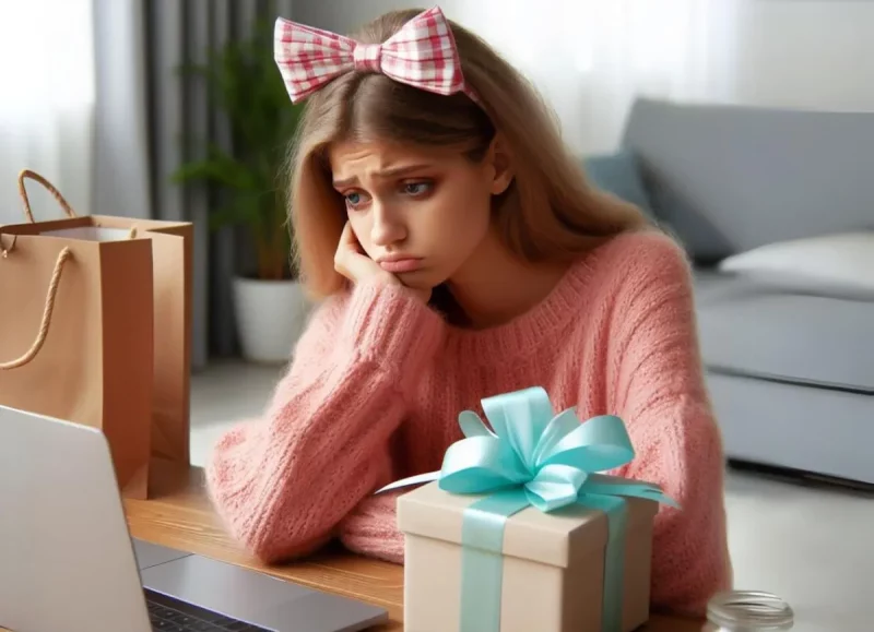 Гродзенцы прадаюць на «Куфары» падарункі, якія не спатрэбіліся: што там можна знайсці? Дзяўчына спрабуе перапрадаць у інтэрнэце няўдалы падарунак