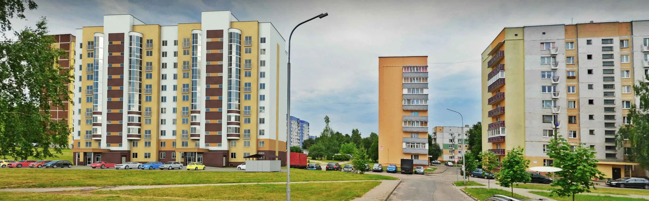 Новый дом на Курчатова, 3. Визуализация "Гродножилстрой"