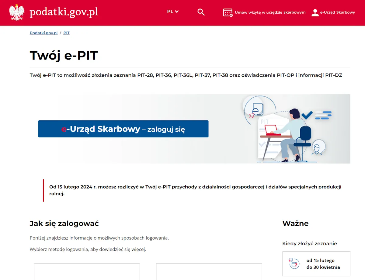 как заполнить PIT в Польше як запоўніць PIT у Польшчы