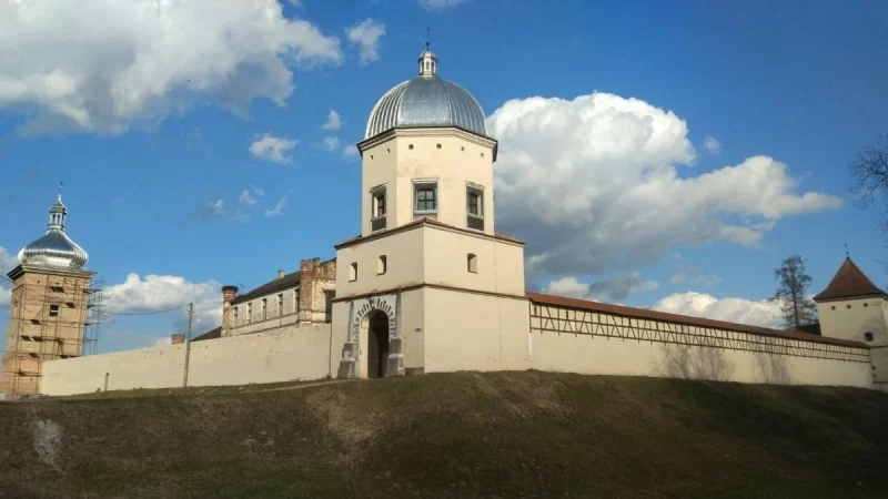 На Любчанскім замку з’явіўся яшчэ адзін купал: вежу пад ім адбудавалі за год