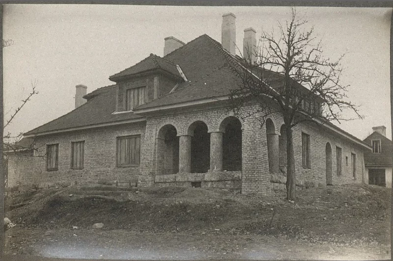 Дабудаваны дом у Грандзіцкай афіцэрскай калоніі ў Гродне. 1924 год