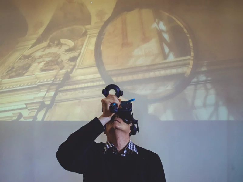 Воўпаўскую сінагогу рэканструявалі ў віртуальнай рэальнасці Віртуальная рэканструкцыя сінагогі ў Воўпе