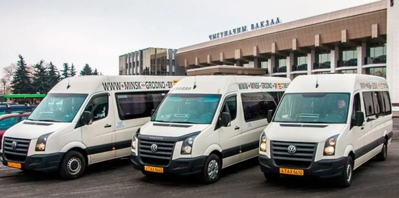 Маршруткі "Гродна - Мінск". Крыніца: АўтаГродна