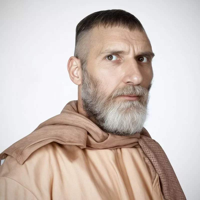 Рэканструкцыя твару старажытнага чалавека, які жыў пад Ваўкавыскам. Крыніца: Ancestral Whispers