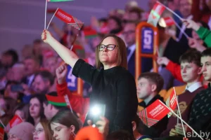 На "Марафон адзінства" ў Лідзе выдаткавалі як мінімум €56 000 з бюджэту "Марафон адзінства" ў Лідзе. Фота: sb.by