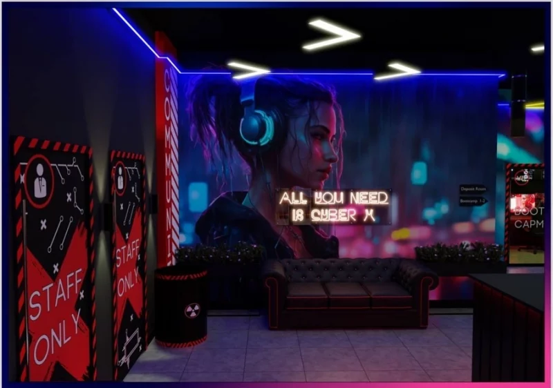 Камп'ютарны клуб Cyber ​​X у Гродне. Фота: Instagram клуба