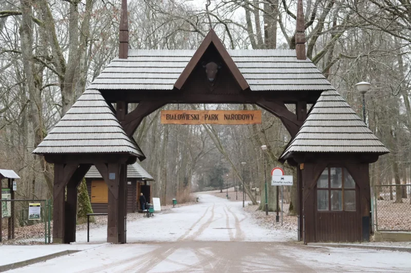 Entrance to the National Park in Belovezha. Photo: Hrodna. life / MOST