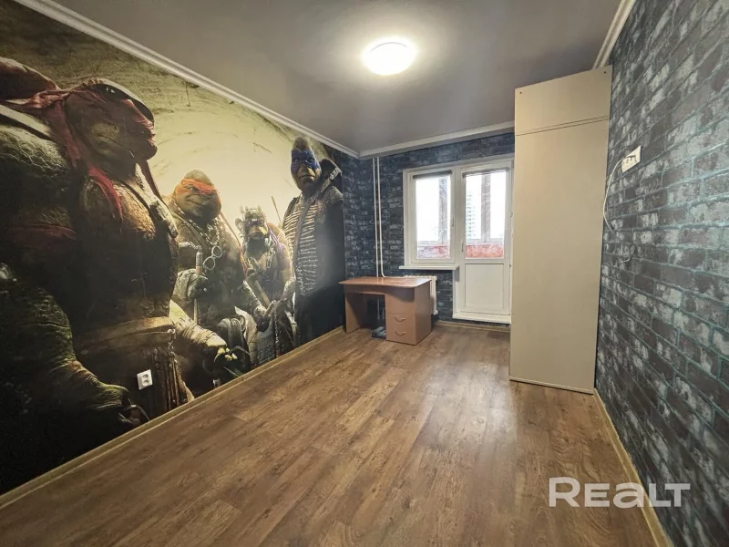 Кватэра на Дзевятоўцы з чарапашкамі-ніндзя. Крыніца: realt.by