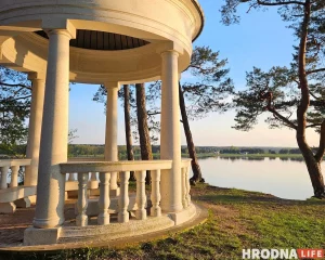 На Юбілейным возеры ў Гродне з'явіцца "Князь Гедымін" Возера Юбілейнае. Фота: Hrodna.life