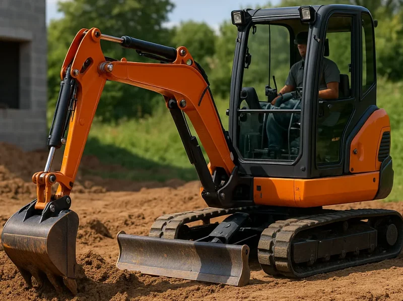 Мини-экскаваторы: универсальные помощники на стройке и в саду