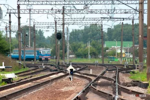 Цягнік мог сысці з рэек у Гродзенскай вобласці. Гэта выявілі пры праверцы цягнікі чыгунка ЖД