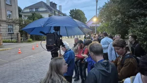 Як палітвязняў сустракаюць у Вільні. Фота: Hrodna.life